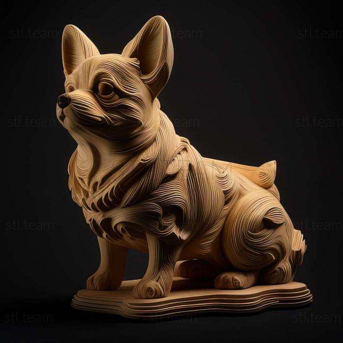 3D model Phunsan dog (STL)